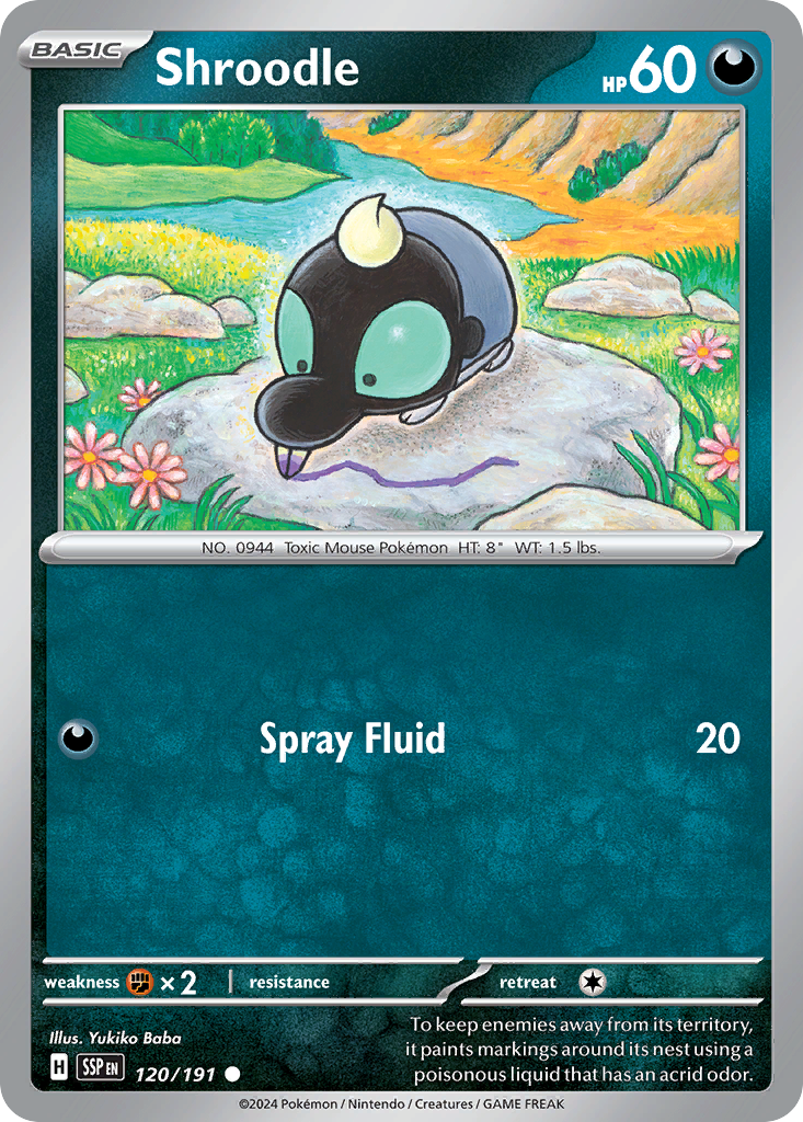 Shroodle 120/191 - Reverse Holo