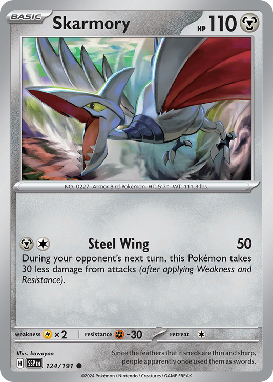Skarmory 124/191 - Reverse Holo