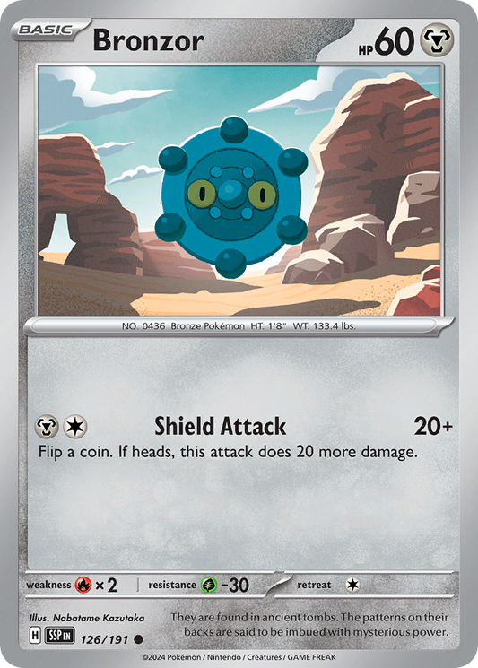 Bronzor 126/191 - Reverse Holo