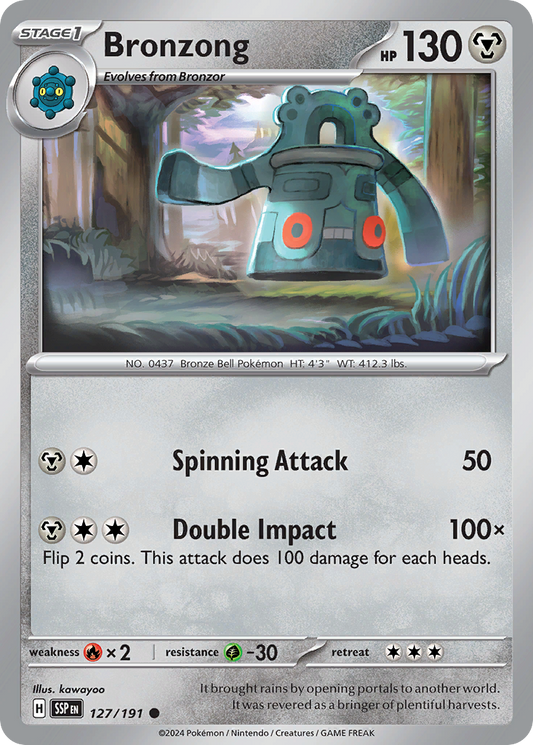 Bronzong 127/191 - Reverse Holo