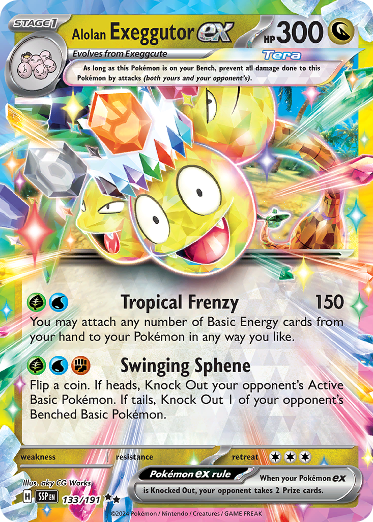 Alolan Exeggutor ex 133/191