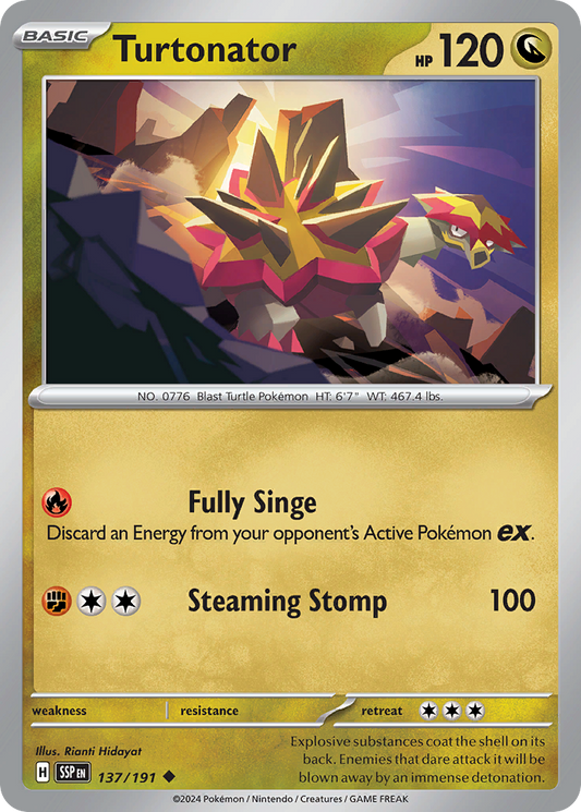 Turtonator 137/191 - Reverse Holo