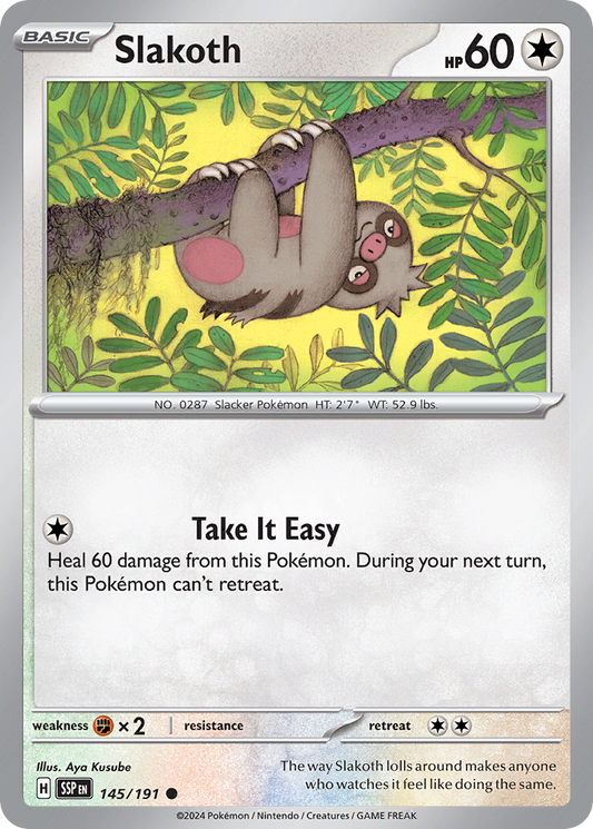 Slakoth 145/191 - Reverse Holo