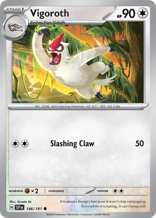 Vigoroth 146/191 - Reverse Holo