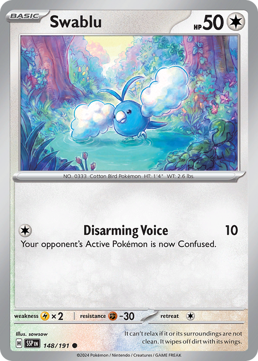 Swablu 148/191 - Reverse Holo