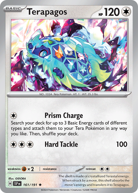 Terapagos 161/191 - Reverse Holo