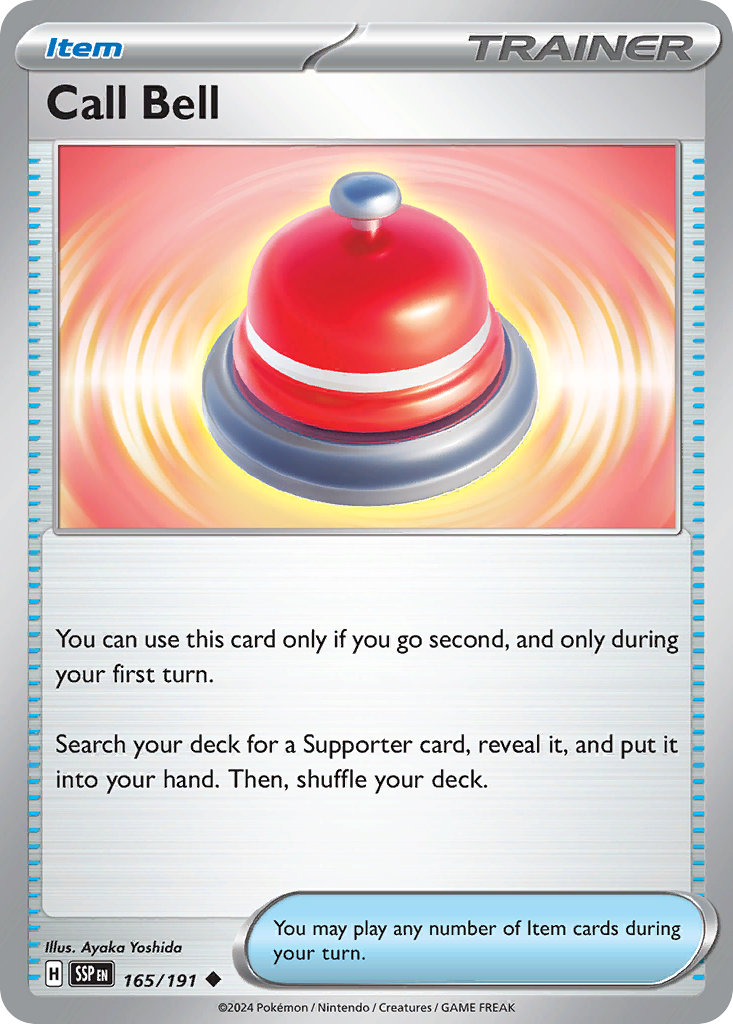 Call Bell 165/191 - Reverse Holo