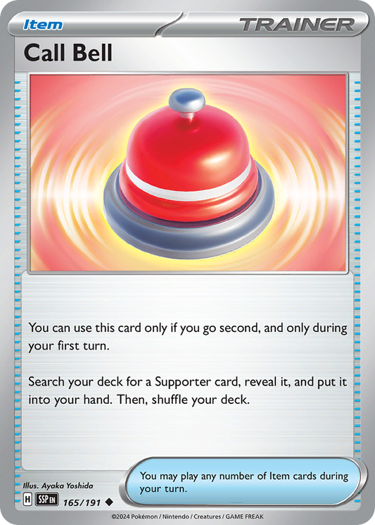 Call Bell 165/191 - Reverse Holo
