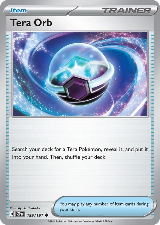 Tera Orb 189/191 - Reverse Holo