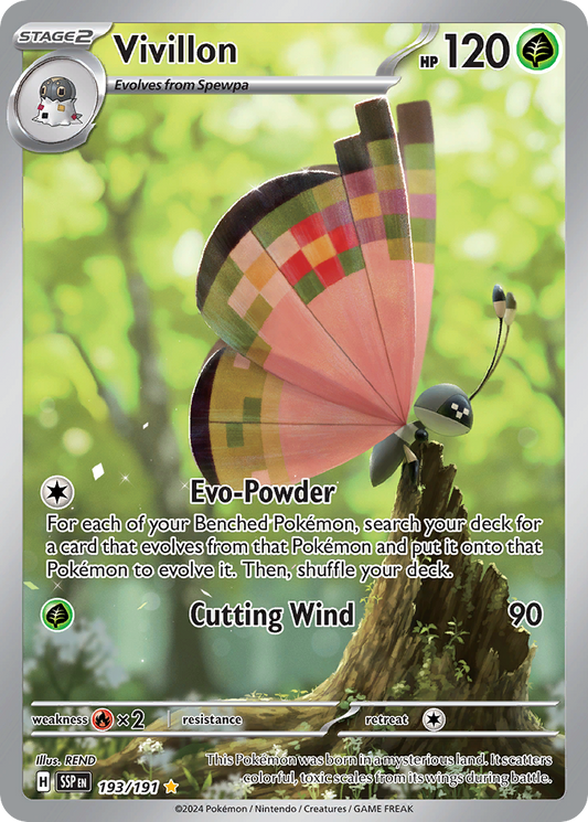 Vivillon 193/191 - Reverse Holo