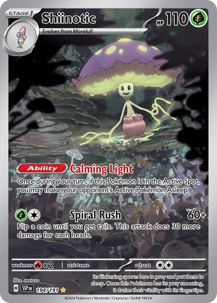 Shiinotic 194/191 - Reverse Holo