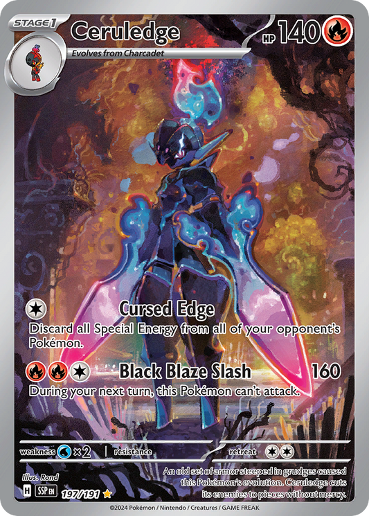 Ceruledge 197/191 - Reverse Holo