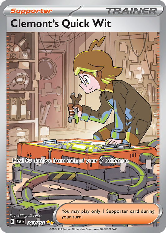 Clemont’s Quick Wit 243/191 - Reverse Holo