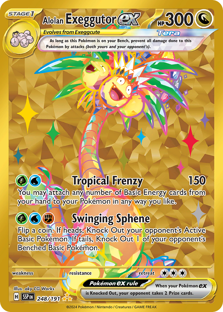 Alolan Exeggutor ex 248/191