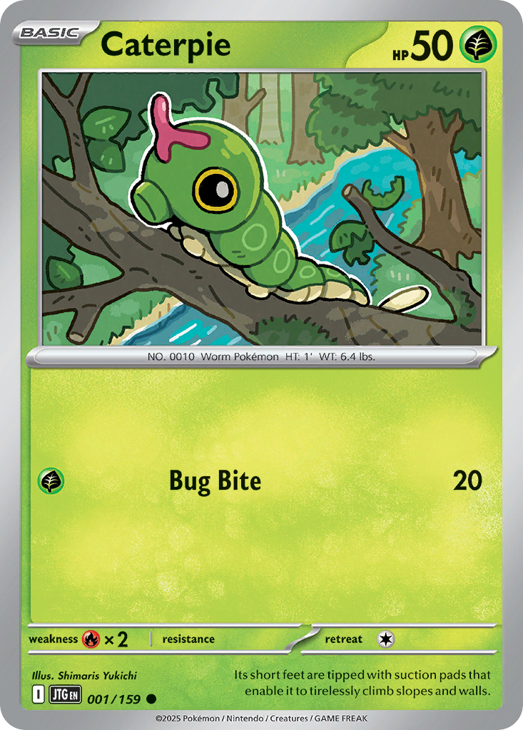 Caterpie 001/159 - Reverse Holo