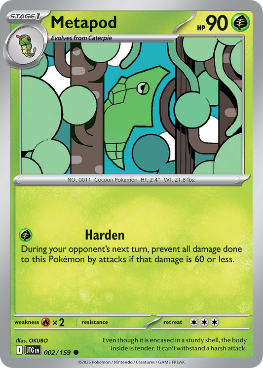 Metapod 002/159 - Reverse Holo