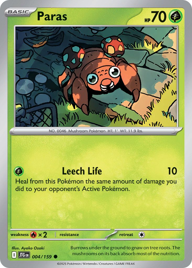 Paras 004/159 - Reverse Holo