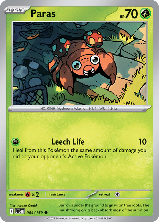Paras 004/159 - Reverse Holo