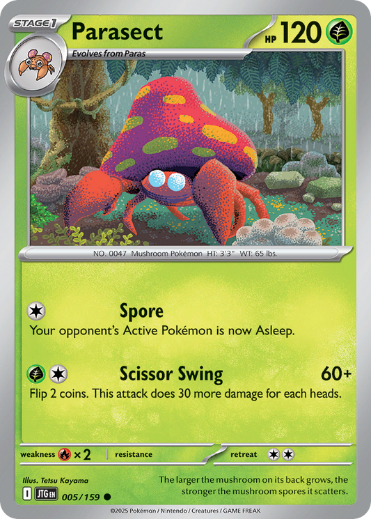 Parasect 005/159 - Reverse Holo
