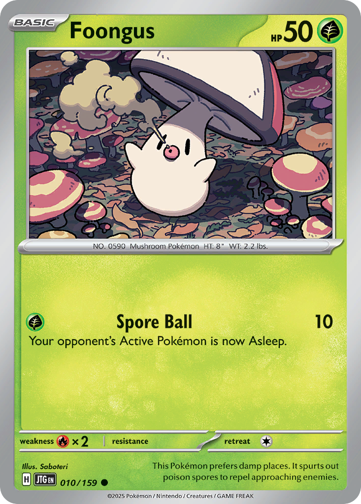 Foongus 010/159 - Reverse Holo