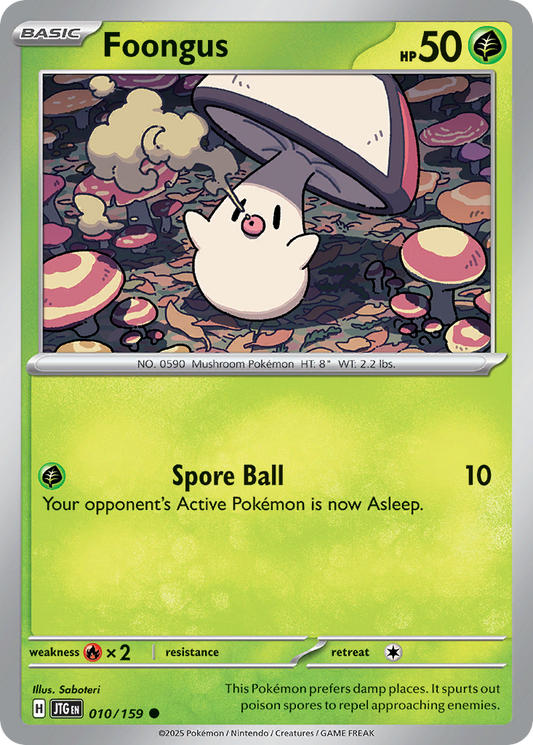 Foongus 010/159 - Reverse Holo