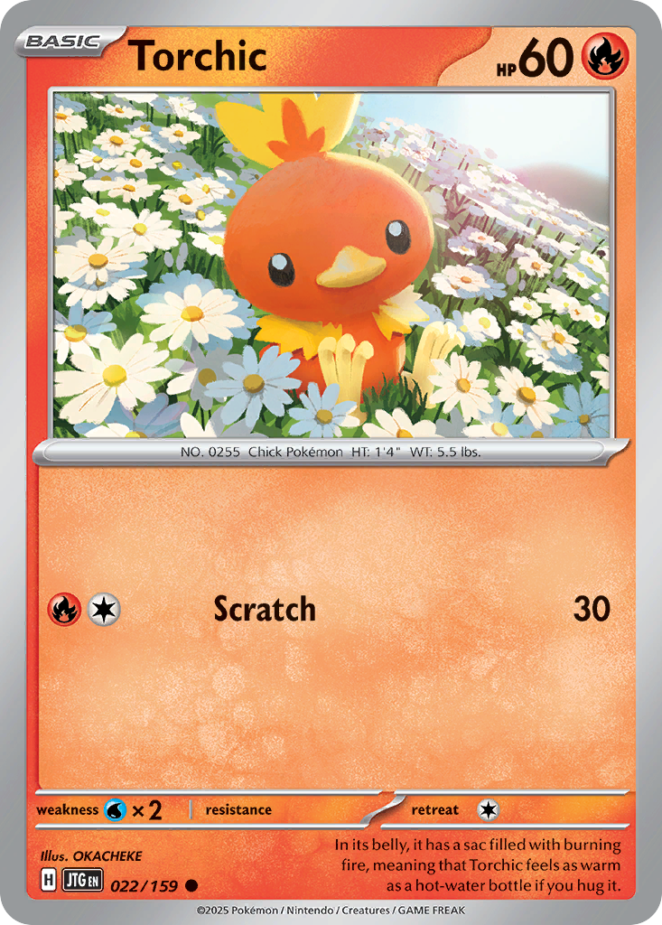 Torchic 022/159 - Reverse Holo
