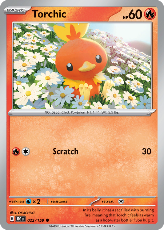 Torchic 022/159 - Reverse Holo