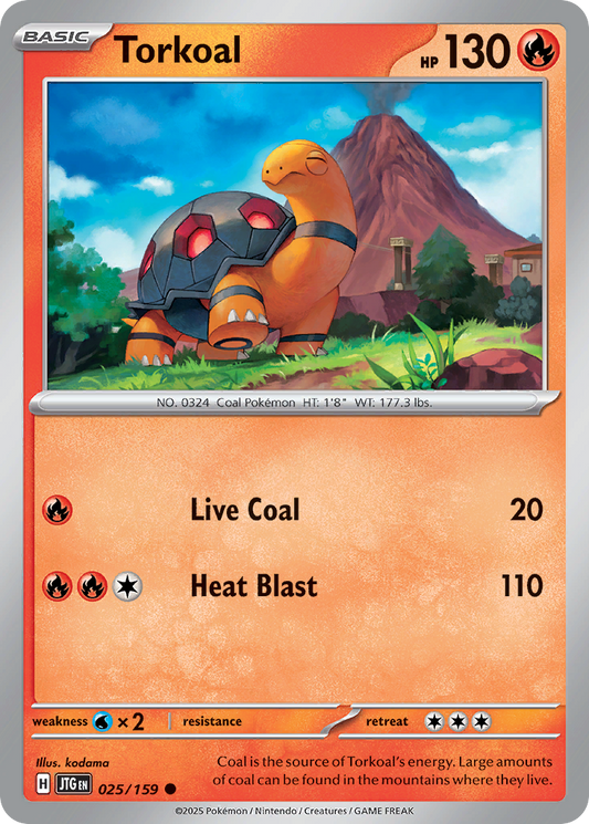 Torkoal 025/159 - Reverse Holo