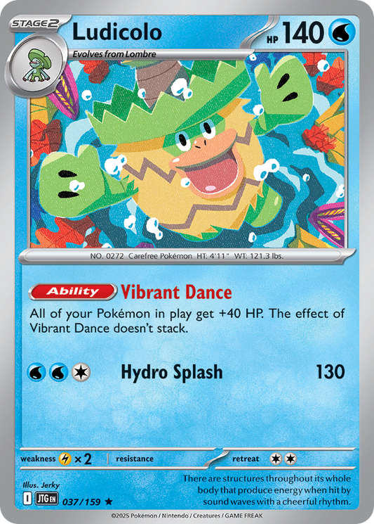 Ludicolo 037/159 - Reverse Holo