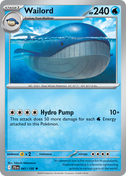 Wailord 041/159 - Reverse Holo