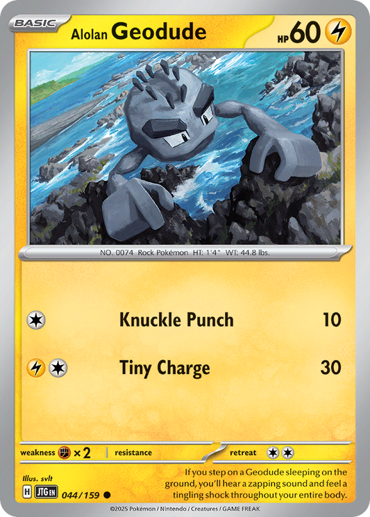 Alolan Geodude 044/159 - Reverse Holo