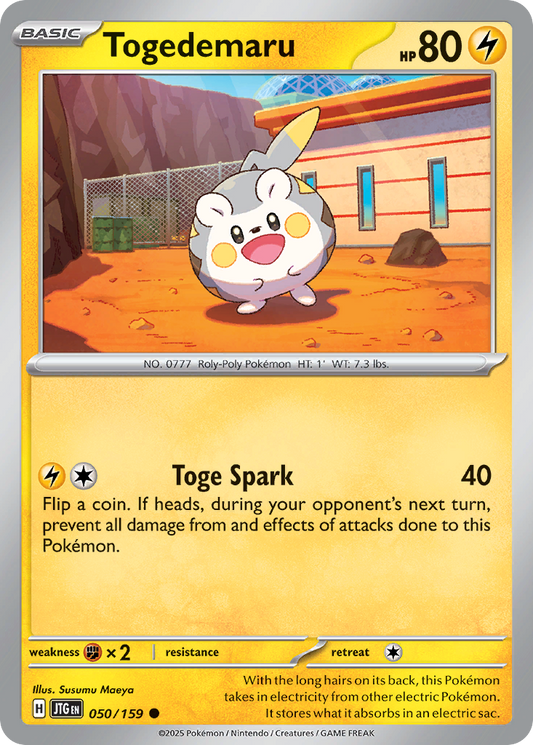 Togedemaru 050/159 - Reverse Holo
