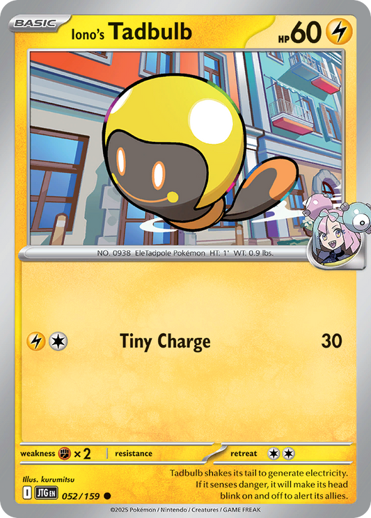 Iono’s Tadbulb 052/159 - Reverse Holo