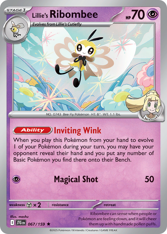 Lillie’s Ribombee 067/159 - Reverse Holo