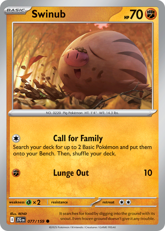 Swinub 077/159 - Reverse Holo