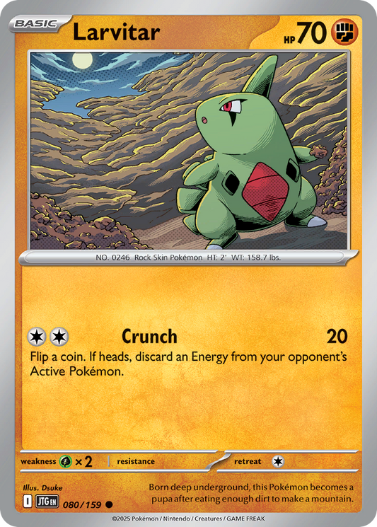 Larvitar 080/159 - Reverse Holo