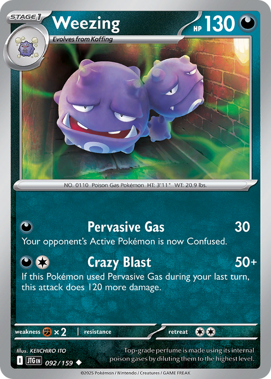 Weezing 092/159 - Reverse Holo