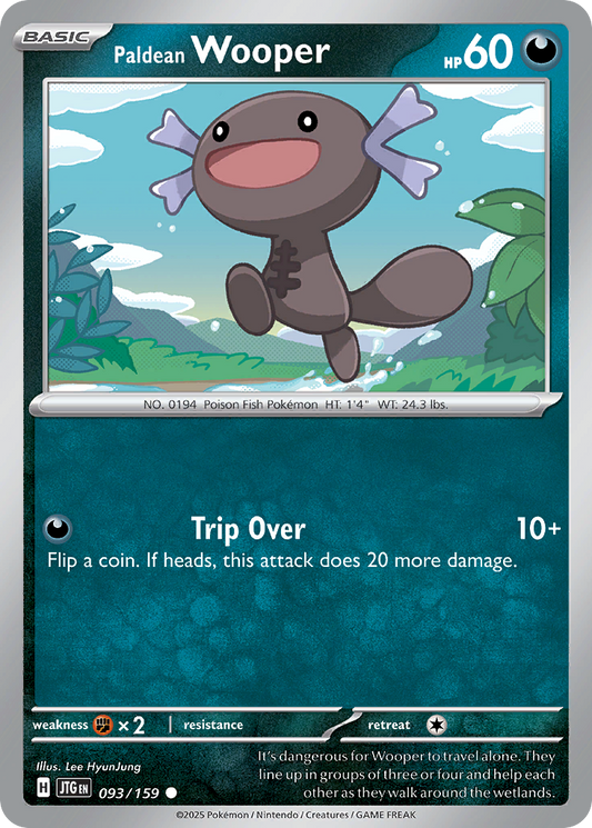 Paldean Wooper 093/159 - Reverse Holo