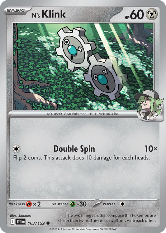 N’s Klink 103/159 - Reverse Holo