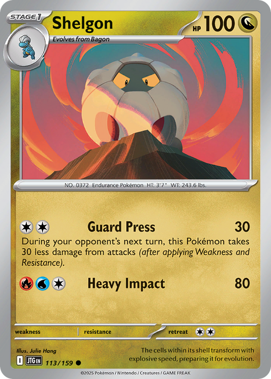 Shelgon 113/159 - Reverse Holo