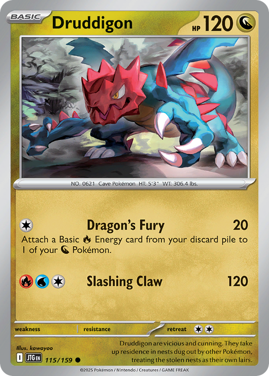 Druddigon 115/159 - Reverse Holo