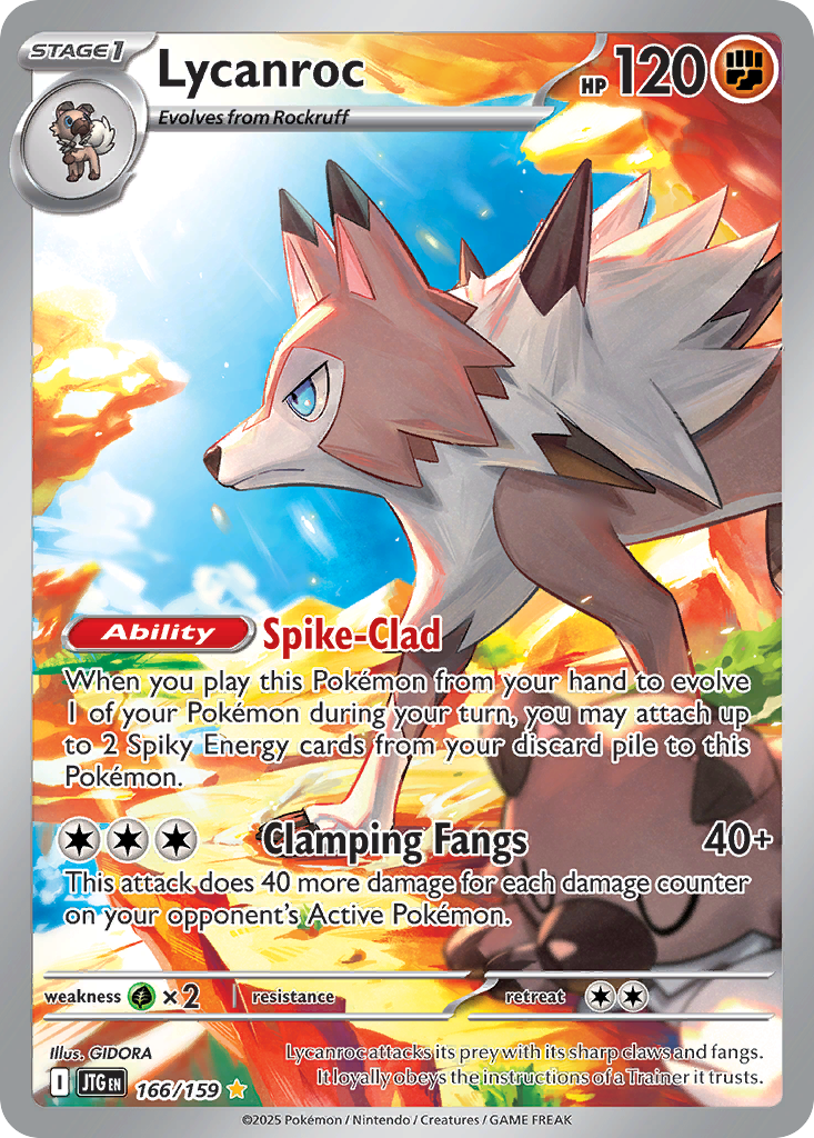 Lycanroc 166/159 - Reverse Holo