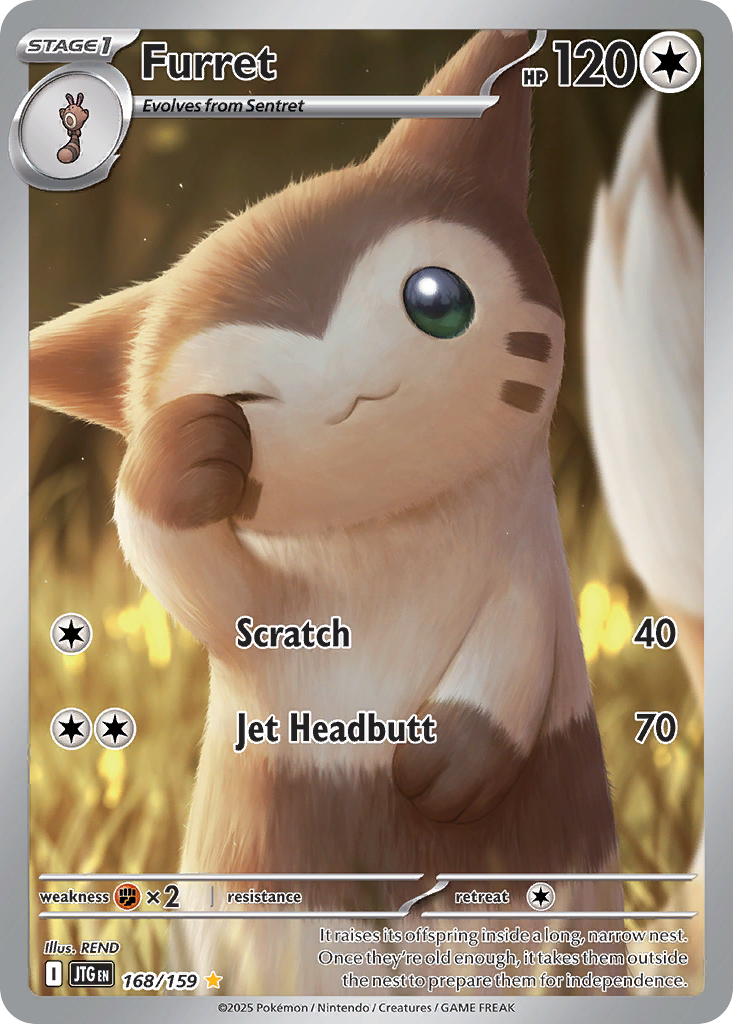 Furret 168/159 - Reverse Holo