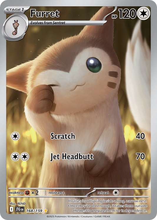 Furret 168/159 - Reverse Holo