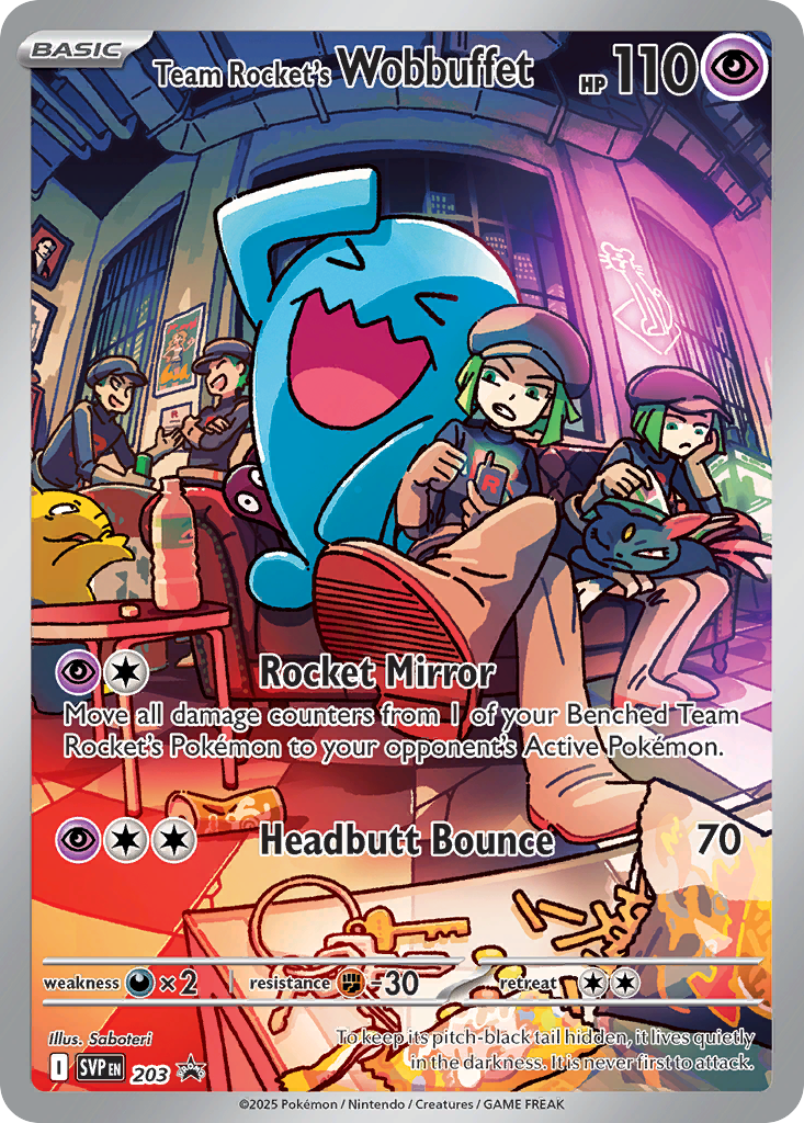 Team Rocket’s Wobbuffet 203