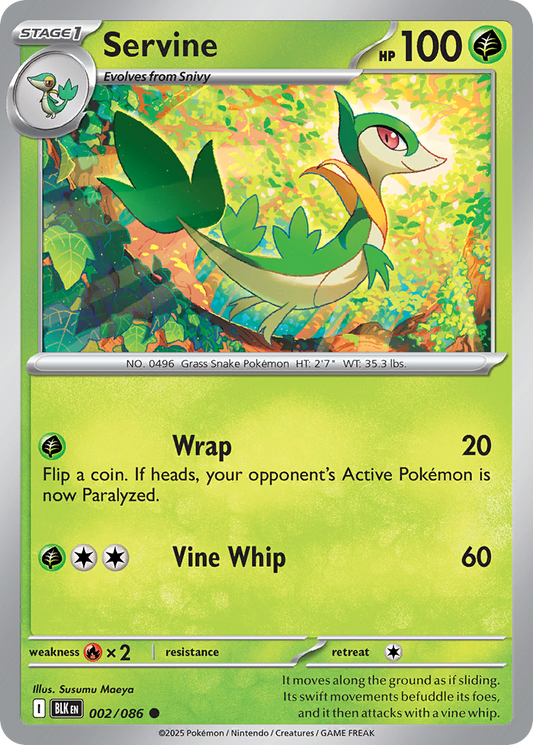 Servine 002/086 - Reverse Holo