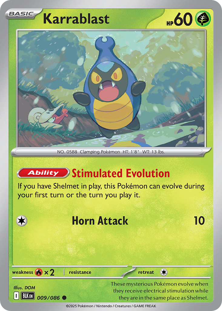 Karrablast 009/086 - Reverse Holo