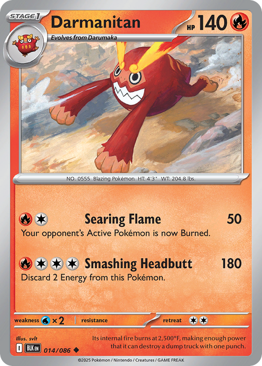 Darmanitan 014/086 - Reverse Holo