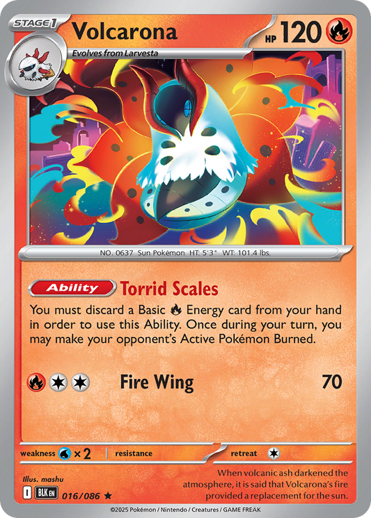 Volcarona 016/086 - Reverse Holo