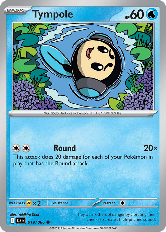 Tympole 019/086 - Reverse Holo